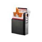 Porta Cigarros con Encendedor Eléctrico Recargable