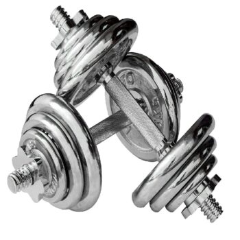Set De 30Kg Pesas Cromadas