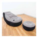 Sofá y Reposapiés Inflable INTEX