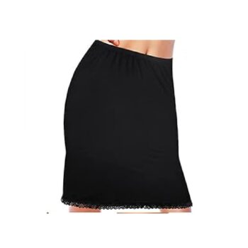 Enagua Corta Negro para Mujer Talla L