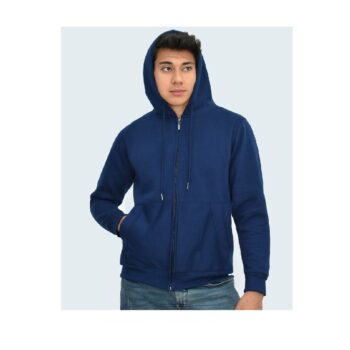 Polera con Cierre para Hombre Azul Talla S