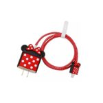 KIT PROTECTOR DE CARGADOR Y CABLE DE IPHONE 20W MINNIE