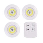 Luz Led de Control Remoto Inalámbrico (3piezas)