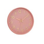 Reloj De Pared Clasico Rosado