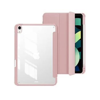 Smart Cover Ipad Air 11 2024 Desmontable Imantada (Tapa Transparente) Rosado