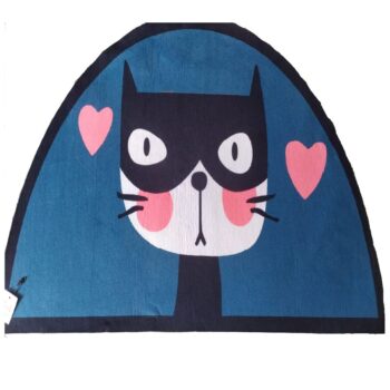 Alfombra para Interiores y Exteriores Mod – Gato Media luna