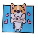 Alfombra para Interiores y Exteriores Mod – Perro Corazon