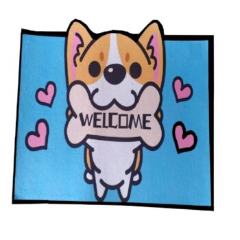Alfombra para Interiores y Exteriores Mod – Perro Corazon