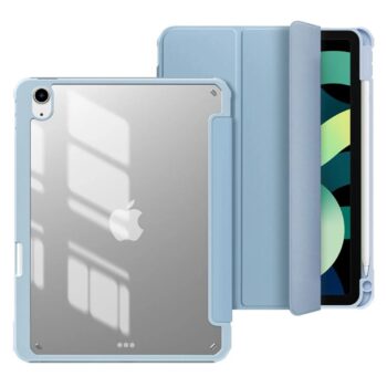 Smart Cover Ipad Air 11 2024 Desmontable Imantada (Tapa Transparente) Celeste