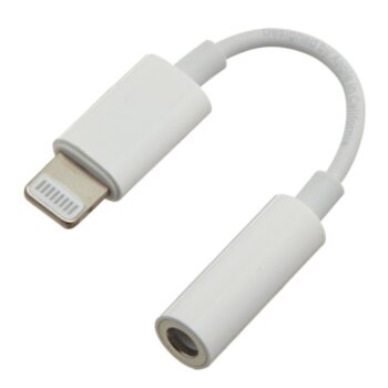Adaptador De Audifono IPhone 3.5 Lightning - Blanco