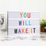 Pizarra Letrero LED Con Letras Cambiables