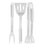 Set 3 Utensilios BBQ de Acero Inoxidable
