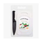 Kit de 2 Tabla de Picar + Cuchillo