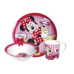 Set De Vajilla 3 Piezas para Niños - Minnie