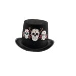 Sombrero de Copa con Calaveras