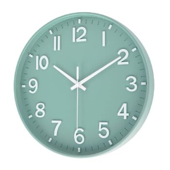 Reloj De Pared Clasico Verde