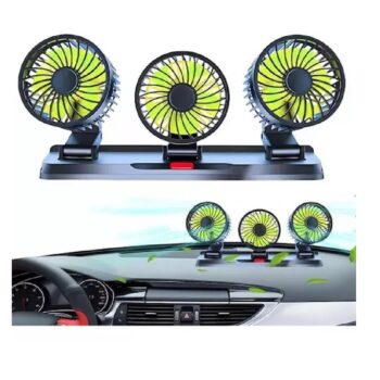 Ventilador para Auto de 3 Cabezales