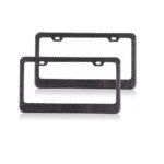 Porta Placa Modelo Carbón