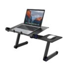 Mesa Cooler Graduable De Para Laptop – T8 -Negro