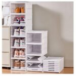 ZAPATERA DE 6 NIVELES PLEGABLE ACRÍLICO