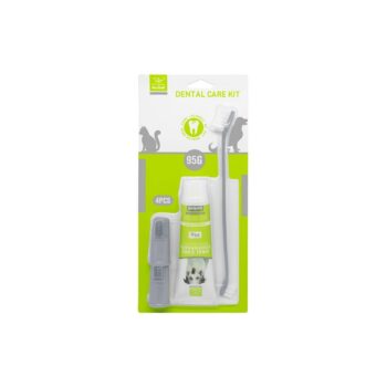 KIT DE CEPILLOS Y PASTA DE DIENTES PARA MASCOTAS