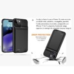 CASE CON BATERÍA PARA IPHONE 15 6.1 PULGADAS