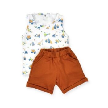 CONJUNTO NIÑO TRACTOR TALLA 4