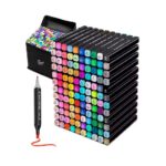 SET DE 120 PLUMONES DE DOBLE PUNTA
