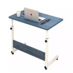 Mesa Ajustable con Ruedas para Laptop Verde Jade