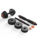 Set Pesas de  20kg  Convertible A Barra Y Pesa Rusa