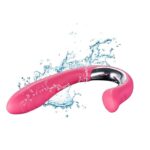 VIBRADOR CURVO SILICONA ESTIMULADOR PUNTO
