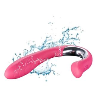 VIBRADOR CURVO SILICONA ESTIMULADOR PUNTO