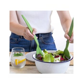 Par de Exprimidor De Cítricos Y Cuchara De Ensaladas 2 En 1