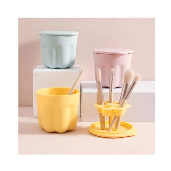 Cubo Limpiador de Brochas de Maquillaje