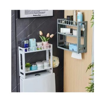 Organizador Compacto De Pared Para Baño Y Cocina