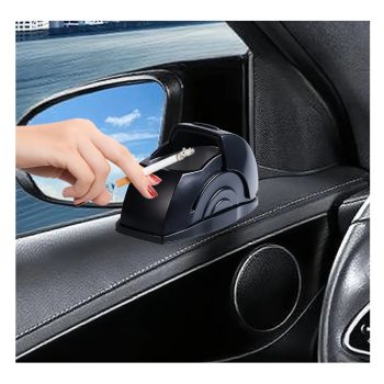 Cenicero Para Auto Con Tapa Abatible Y Compartimento Compacto Portátil TM