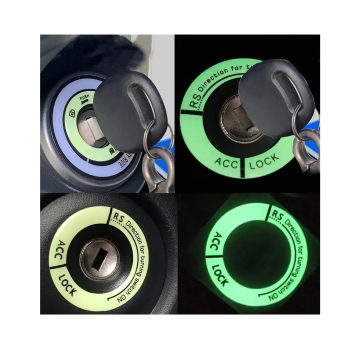 Anillo Adhesivo Luminoso para Interruptor de Encendido de Coche TM