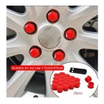 Juego De 20 Tapas Protectoras De 17 Mm Para Tuercas De Rueda De Coche TM