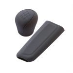 Juego De 2 Fundas De Silicón Para Palanca De Cambios Y Freno De Auto Color Gris TM
