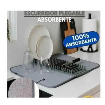 Tapete Escurridor De Platos Plegable Para Cocina