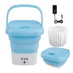 Mini Lavadora De Ropa Portátil Plegable Con Cubeta Retráctil