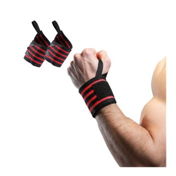 Muñequeras De Compresión Para Levantamiento De Pesas Y Entrenamiento En Gym Par